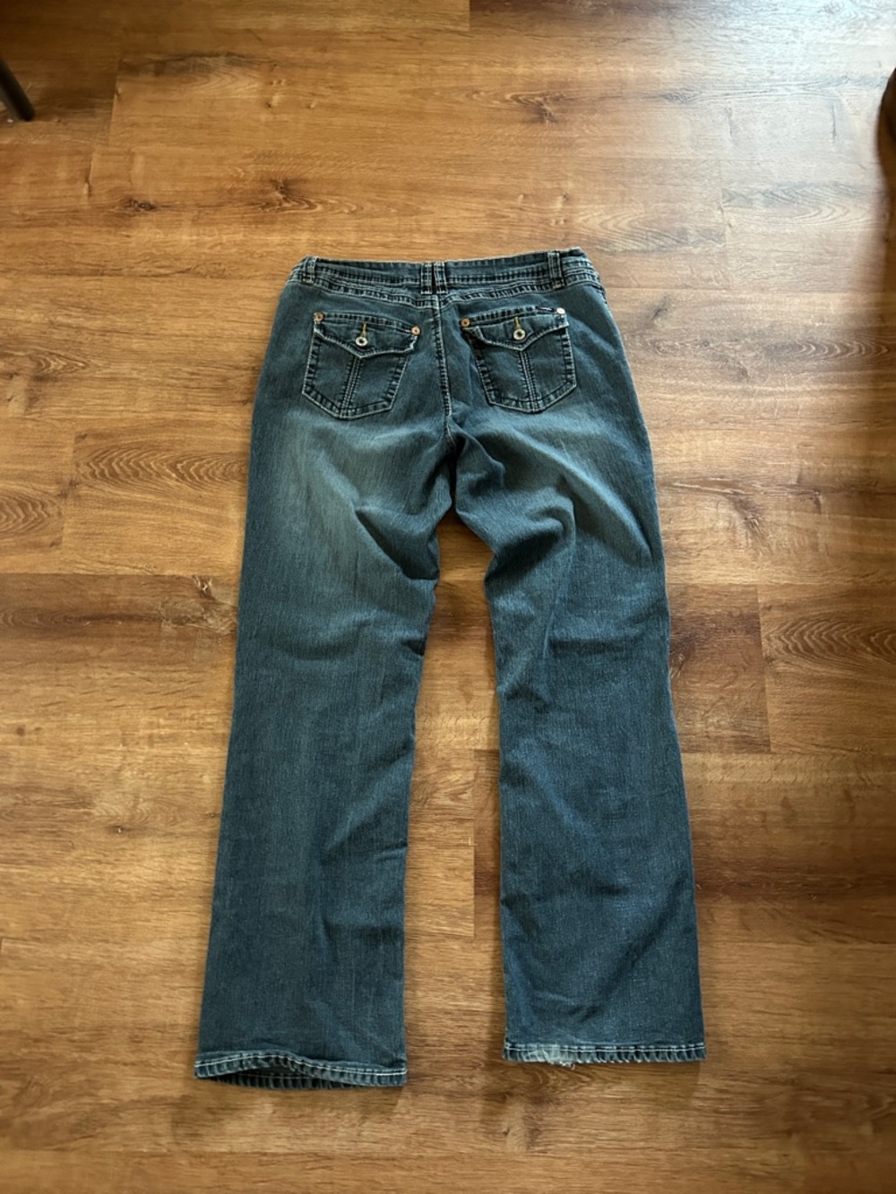 Classic Women's Dark Blue Straight-Leg Jeans
